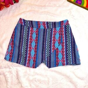 Tribal print skort